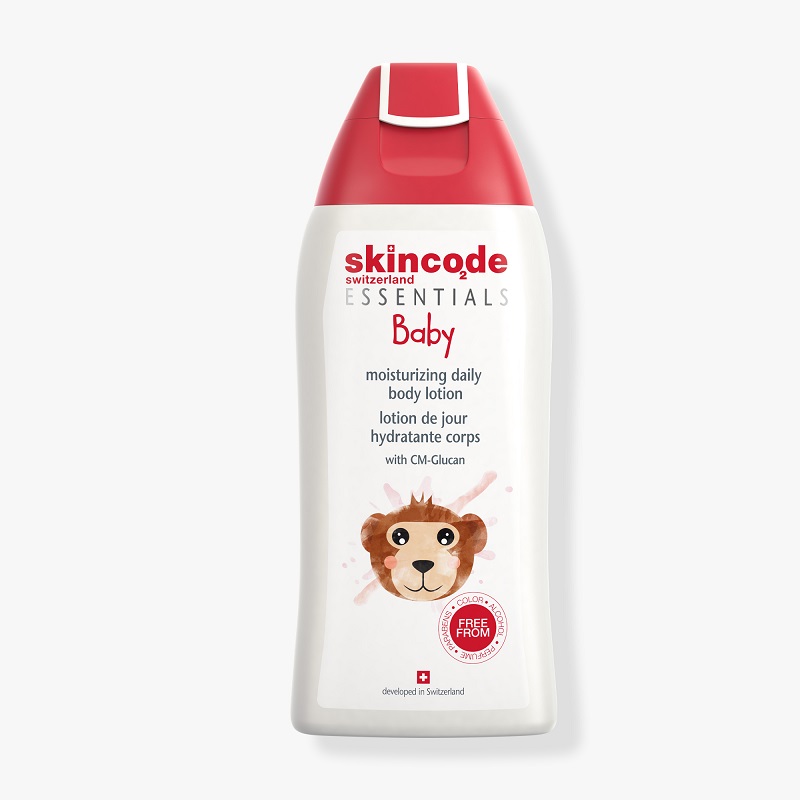 Lotion dưỡng ẩm bảo vệ da cho bé Skincode Moisturizing Daily Body Lotion 200ml - MS 1801
