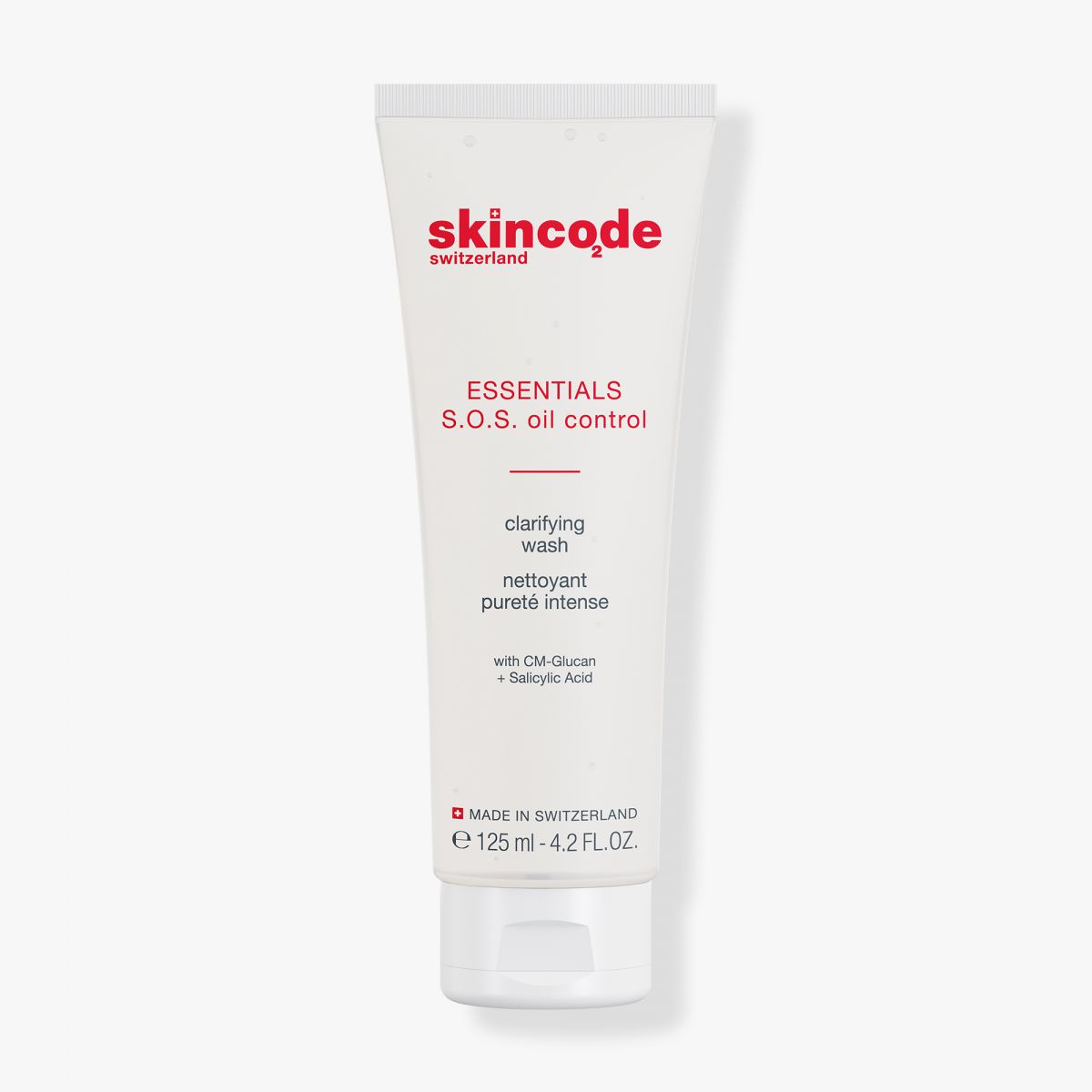 Sữa rửa mặt kiềm dầu Skincode Essentials S.O.S Oil Control Clarifying Wash 125ml - MS 1700