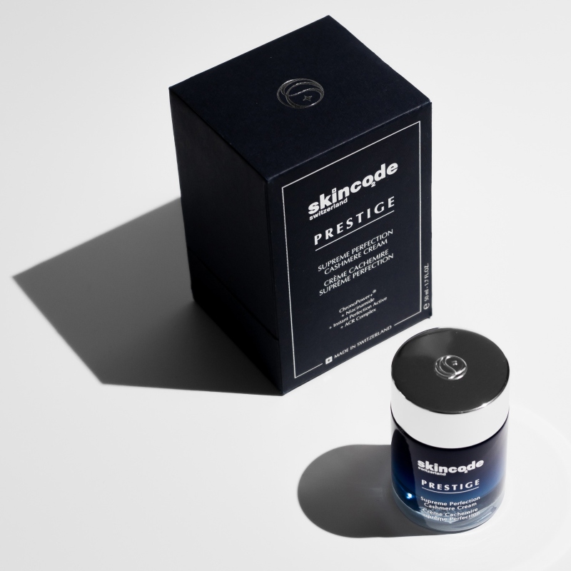 Skincode Prestige Supreme Perfection Cashmere Cream nuôi dưỡng da từ sâu bên trong.