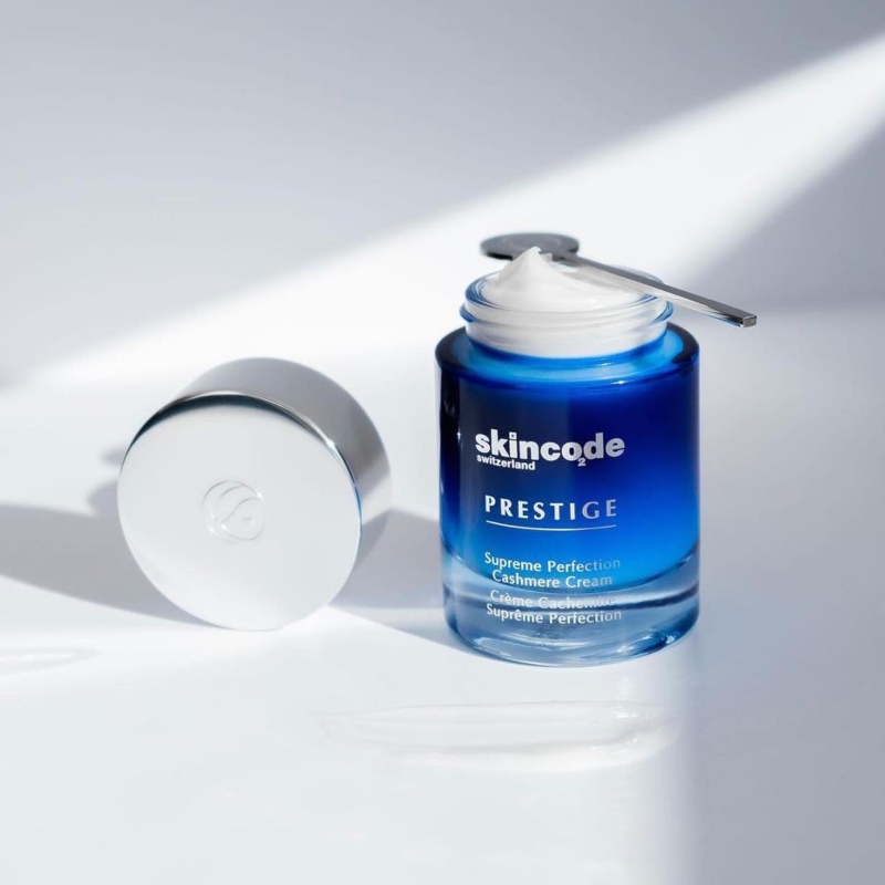 Skincode Prestige Supreme Perfection Cashmere Cream thích hợp với mọi loại da.