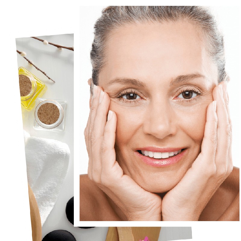 Các dấu hiệu lão hóa rất dễ nhận biết bằng mắt thường.